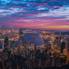 Hong Kong Victoria Harbour Skyline