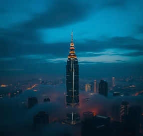 Taipei Taiwan Skyline